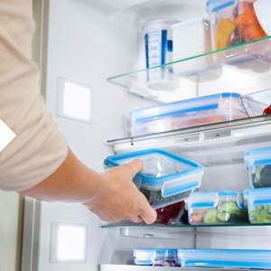 Kühlschrank-Ordnung Fächer 