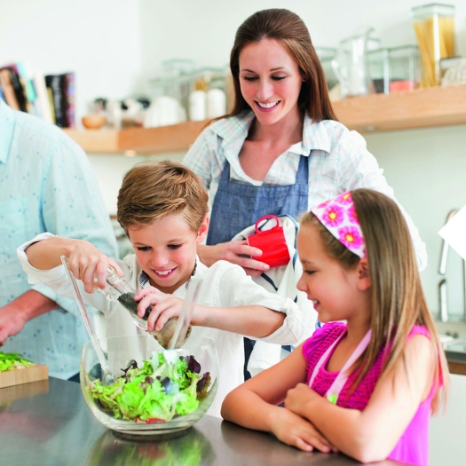 Kochen mit Kindern Salat
