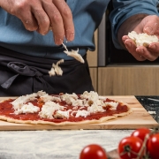 Italienische Küche Pizza Teig