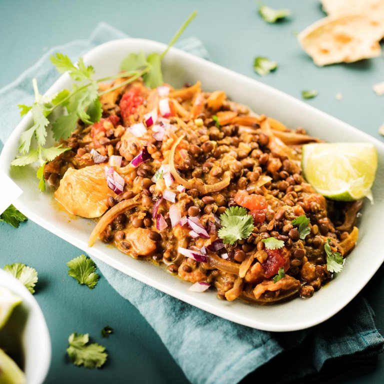 Linsen köstliche, gesunde Ballaststoffe