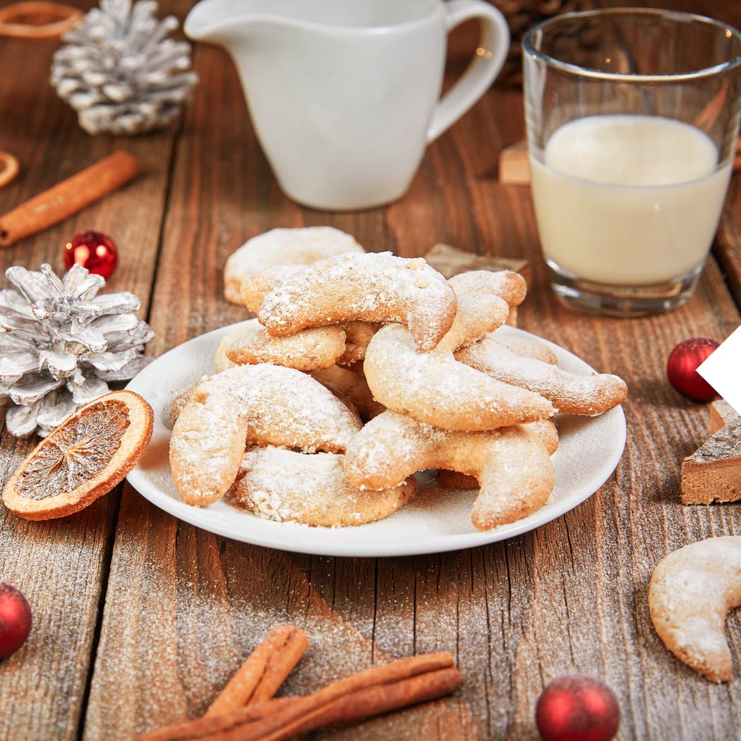 Weihnachten Kekse backen Vanillekipferl