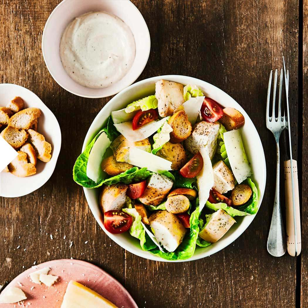 Sommer-Rezepte Easy Fry Caesar Salat