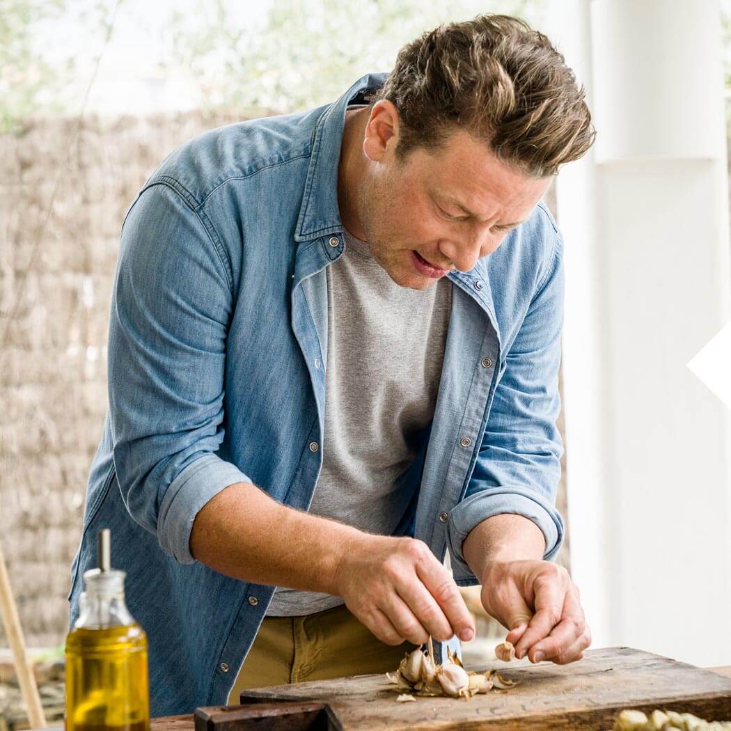 Jamie Oliver 5 Zutaten mediterran Knoblauch