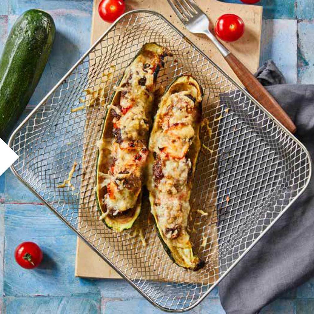 Schnelles Mittagessen Sommer-Rezepte Gefüllte Zucchini