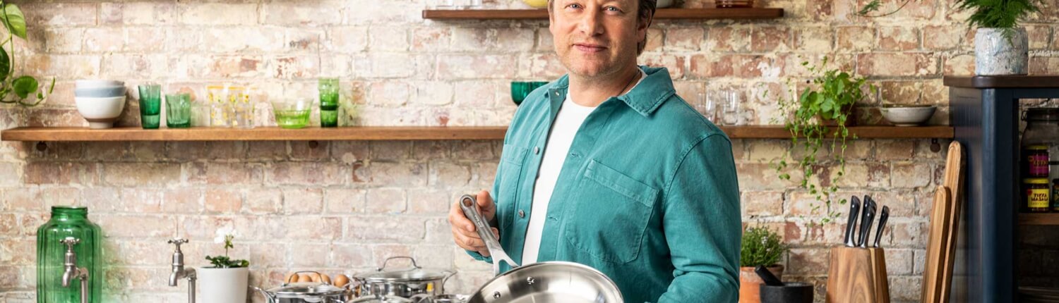 Jamie Oliver Edelstahlpfanne Header