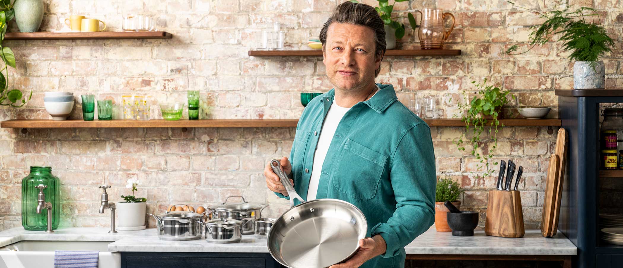 Jamie Oliver Edelstahlpfanne Header